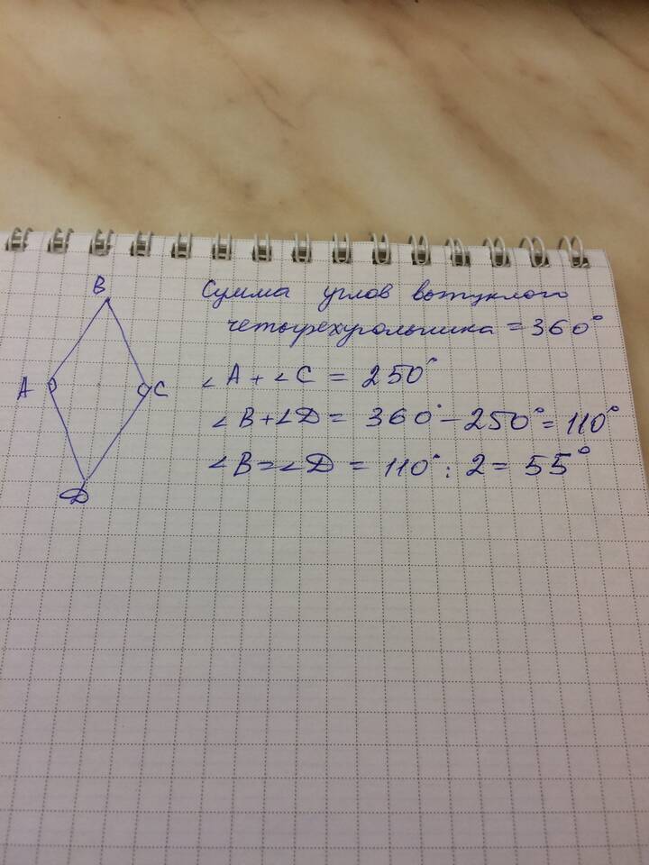 Чему равна сумма углов ромба