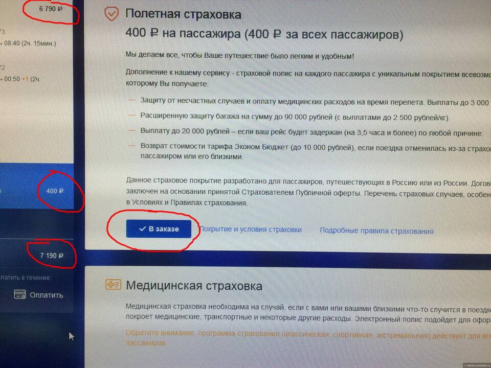 Как оплатить билет на сайте Аэрофлота