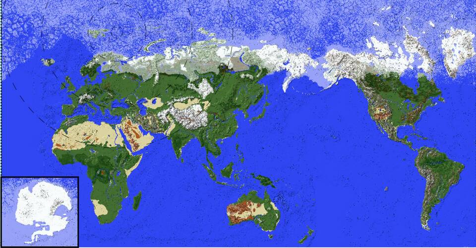 Как просмотреть карту мира по сиду в Minecraft