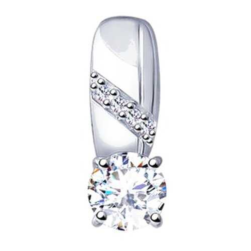 Подвеска SOKOLOV из серебра со Swarovski Zirconia 89030038 в 585 Золотой