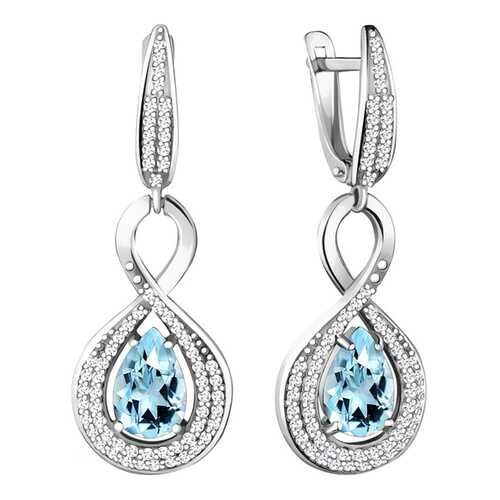 Серьги Aquamarine 4449702А.5 в 585 Золотой